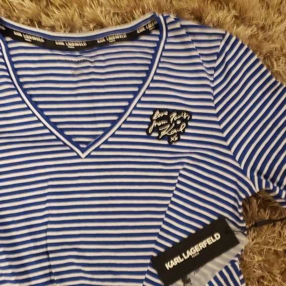 KARL Lagerfeld Paris blouse size S NWT - Picture 2 of 5